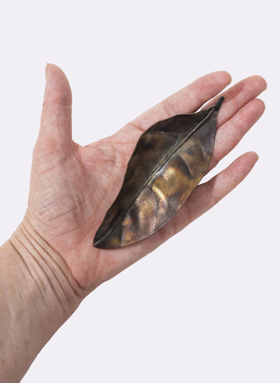 Magnolia Leaf Brooch