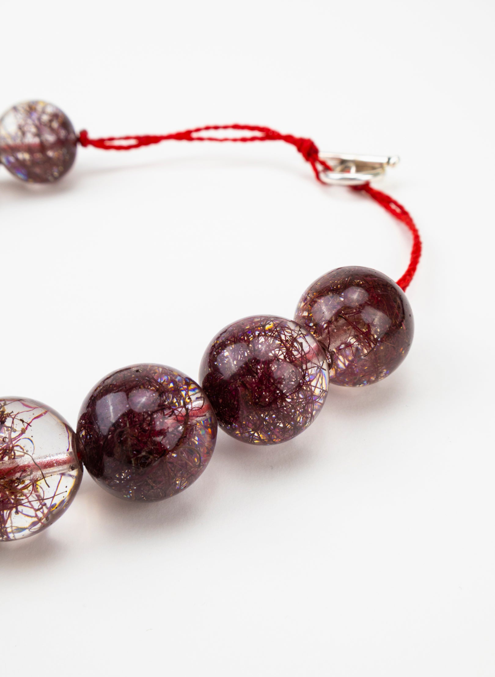 Pōhutukawa Stamens Bead Necklace