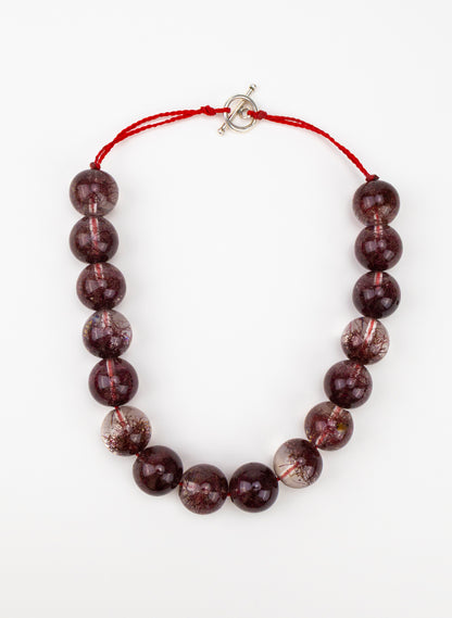 Pōhutukawa Stamens Bead Necklace