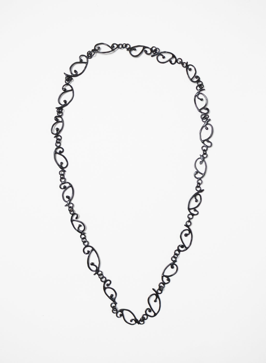 Koru Necklace Bronze/Black