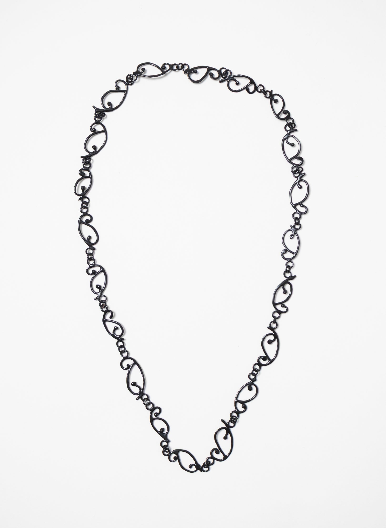 Koru Necklace Bronze/Black