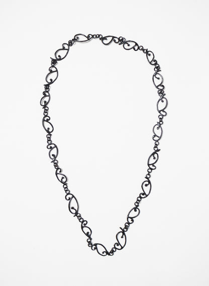 Koru Necklace Bronze/Black