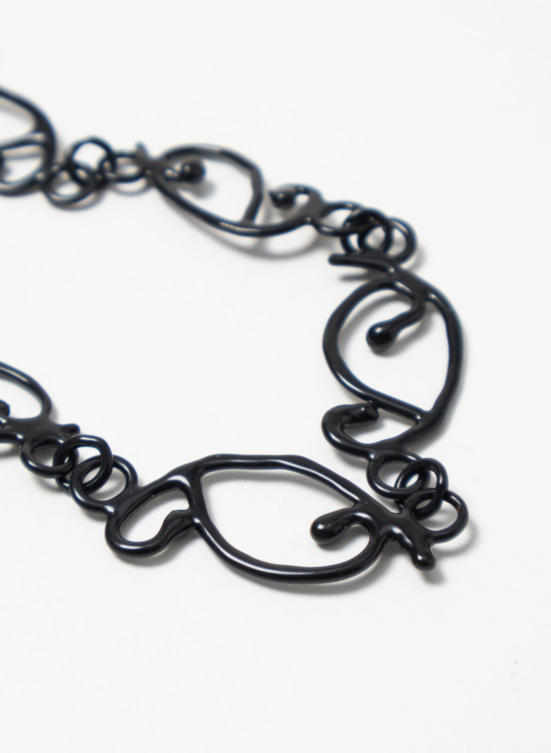 Koru Necklace Bronze/Black