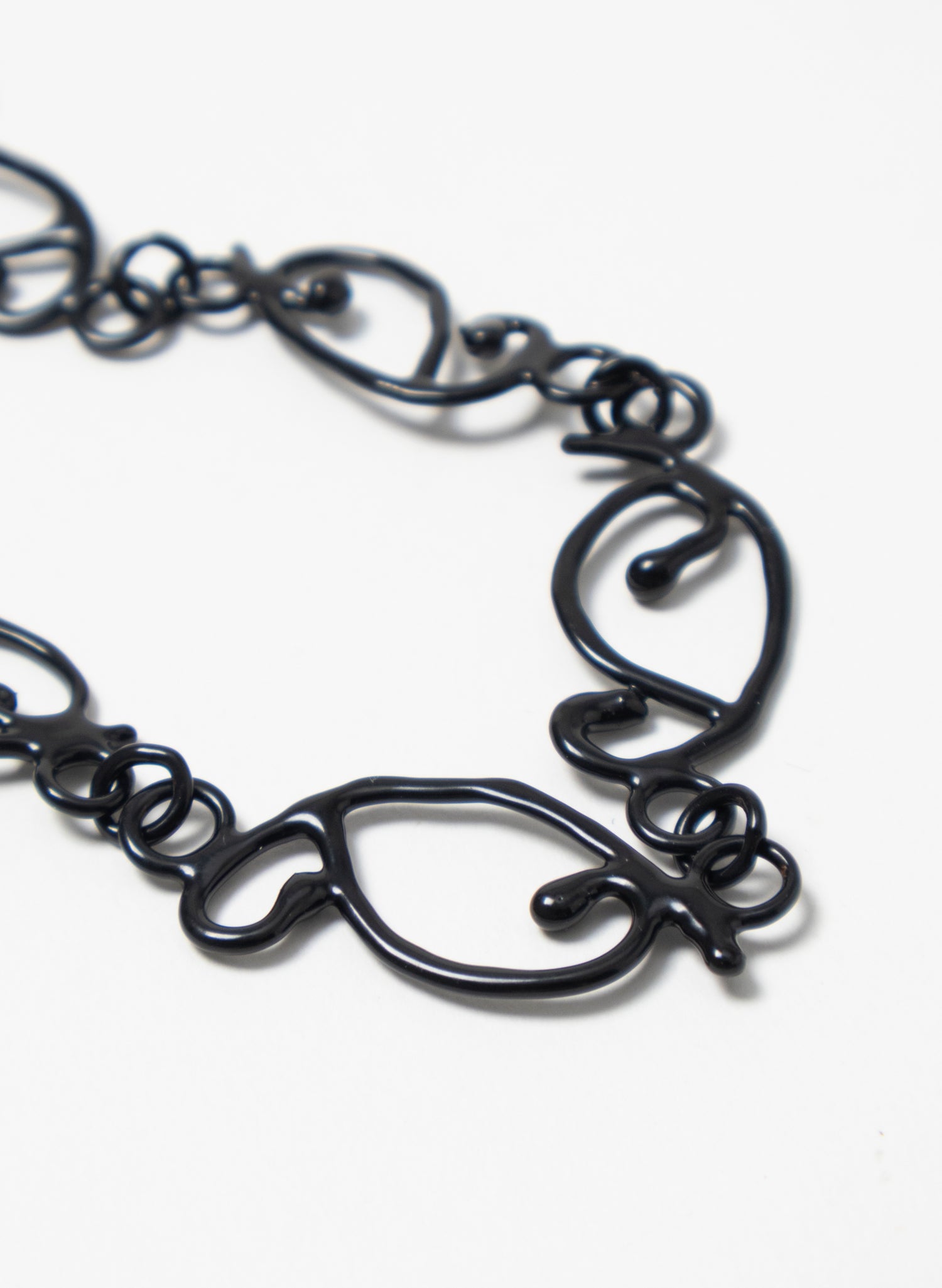 Koru Necklace Bronze/Black