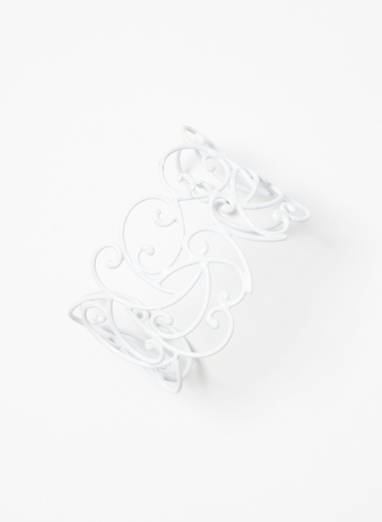 Koru Cuff Bronze/White