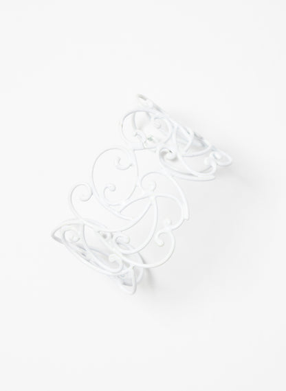 Koru Cuff Bronze/White