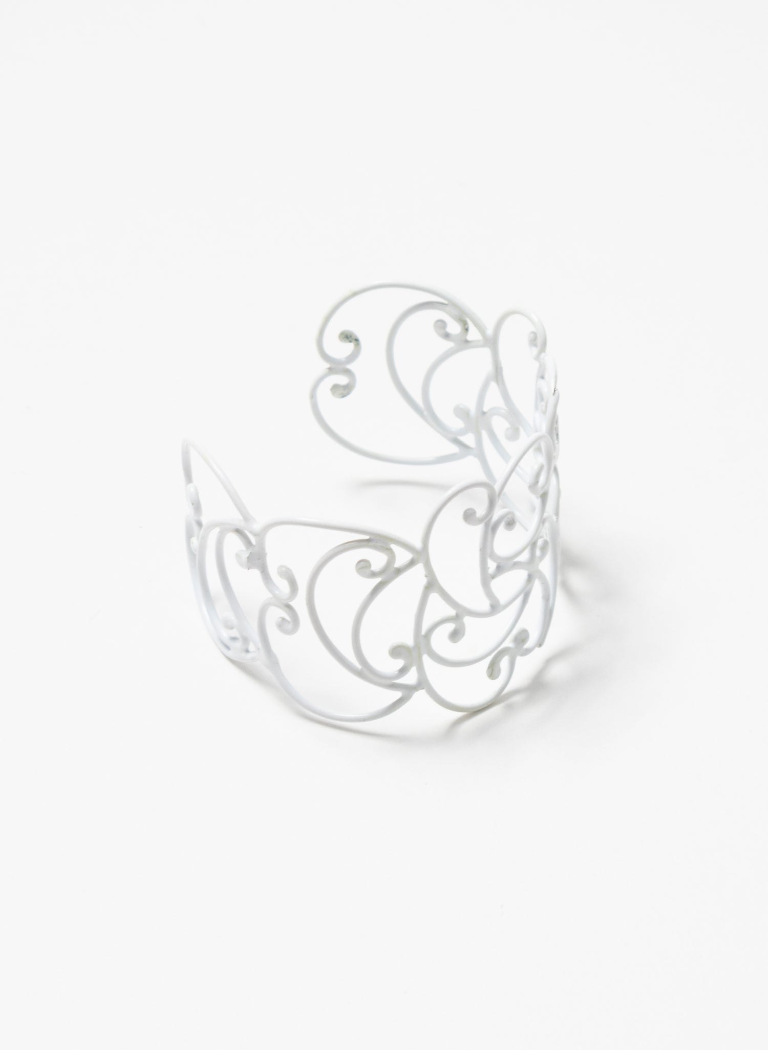 Koru Cuff Bronze/White