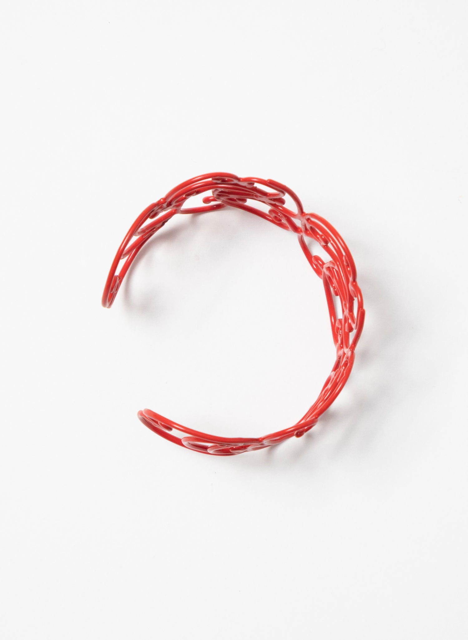 Koru Cuff Bronze/Red
