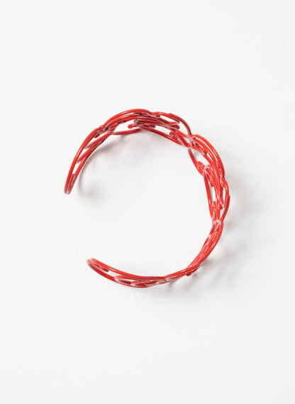 Koru Cuff Bronze/Red