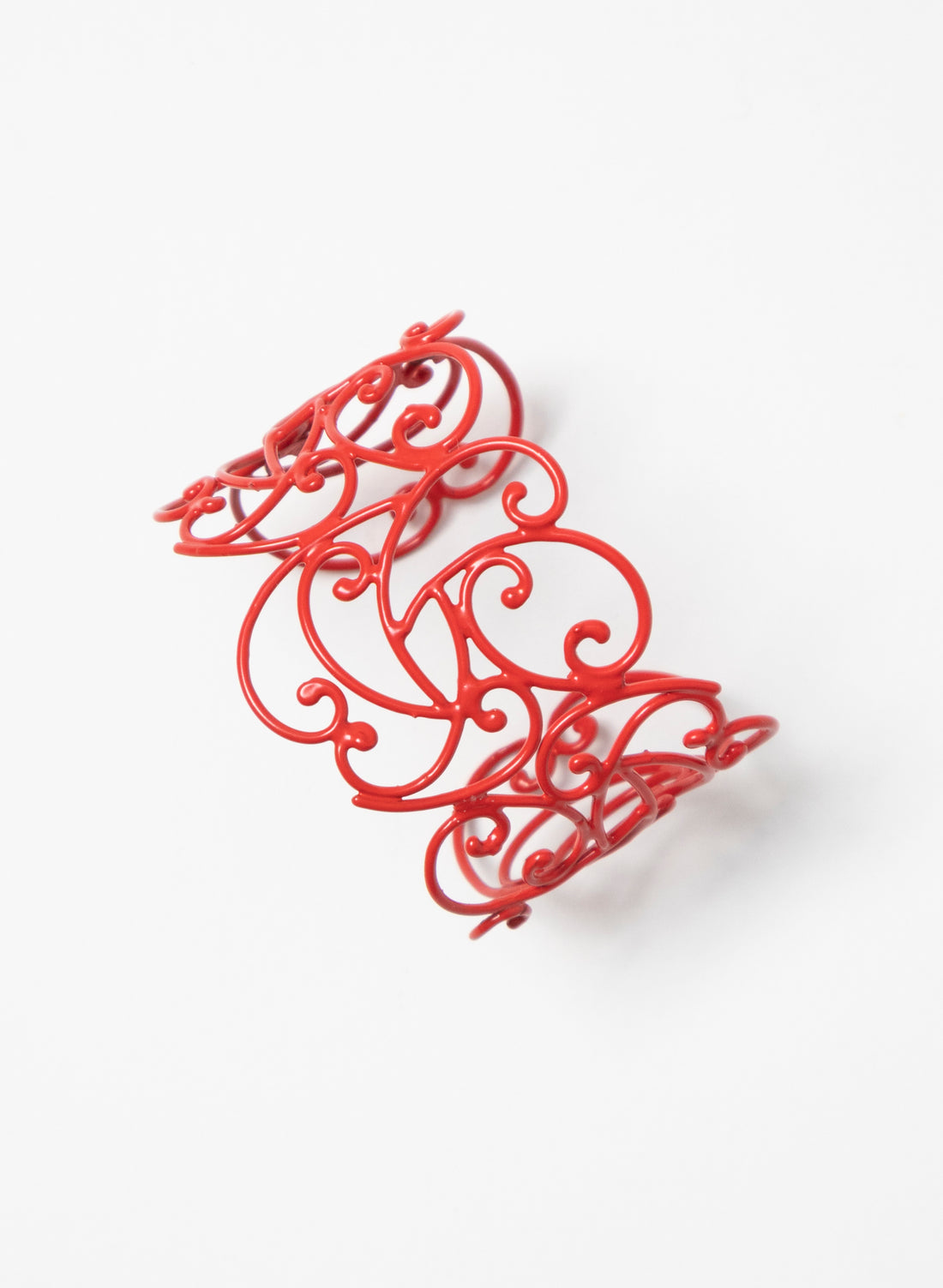 Koru Cuff Bronze/Red
