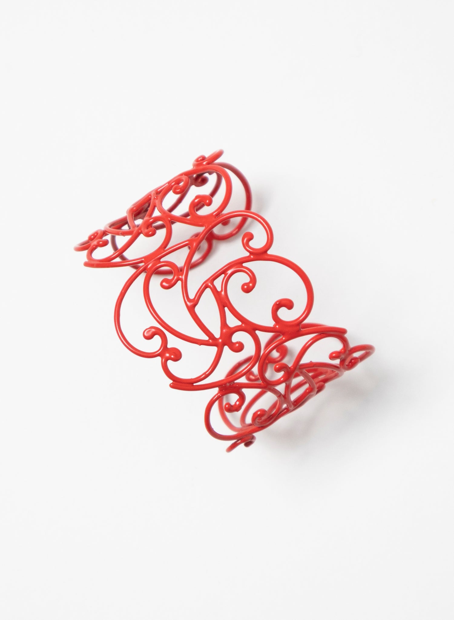 Koru Cuff Bronze/Red