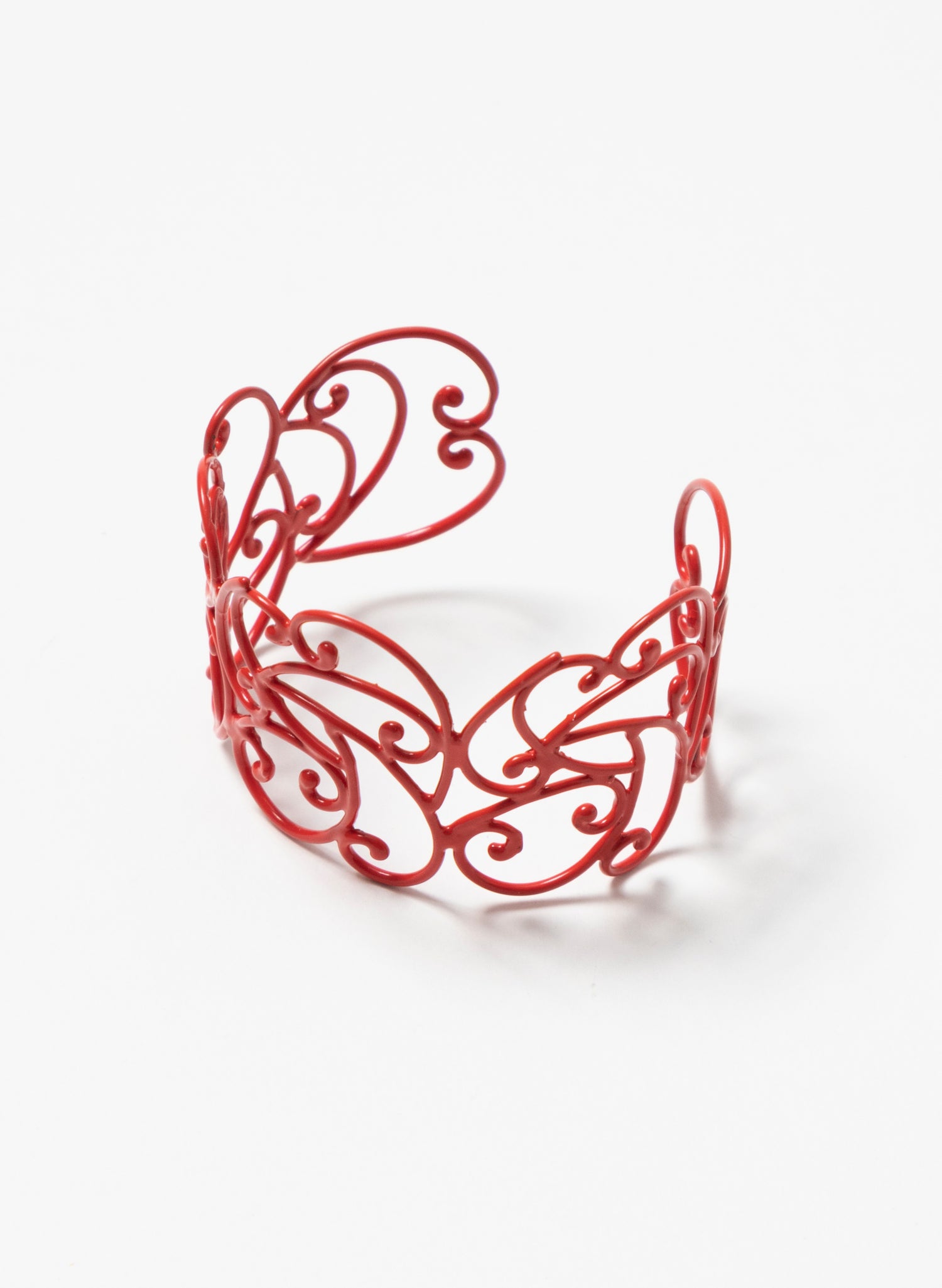 Koru Cuff Bronze/Red