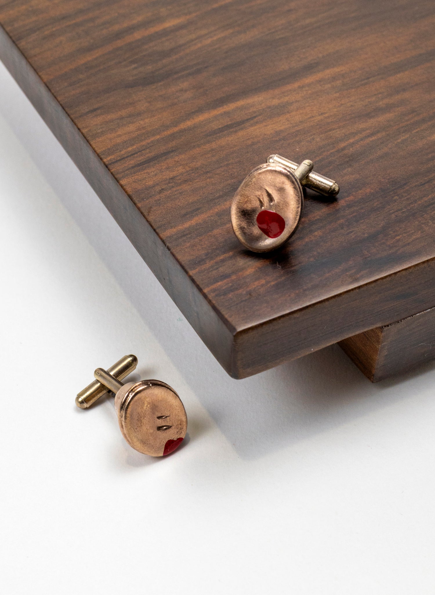 Bronze Meat Pie Cufflinks