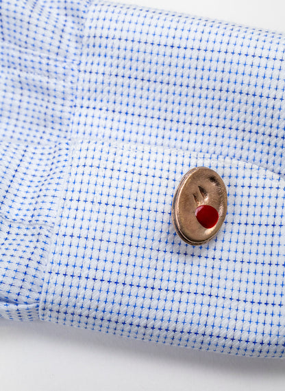 Bronze Meat Pie Cufflinks