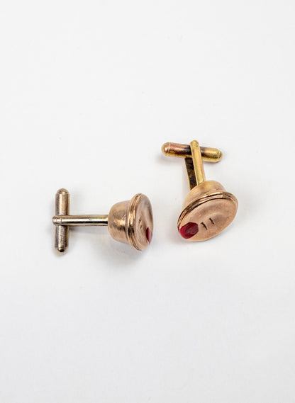 Bronze Meat Pie Cufflinks
