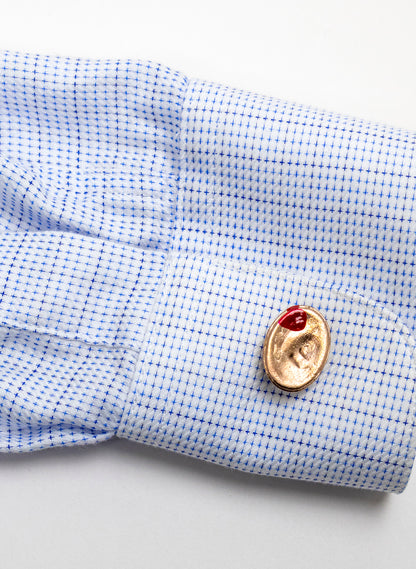 Bronze Meat Pie Cufflinks