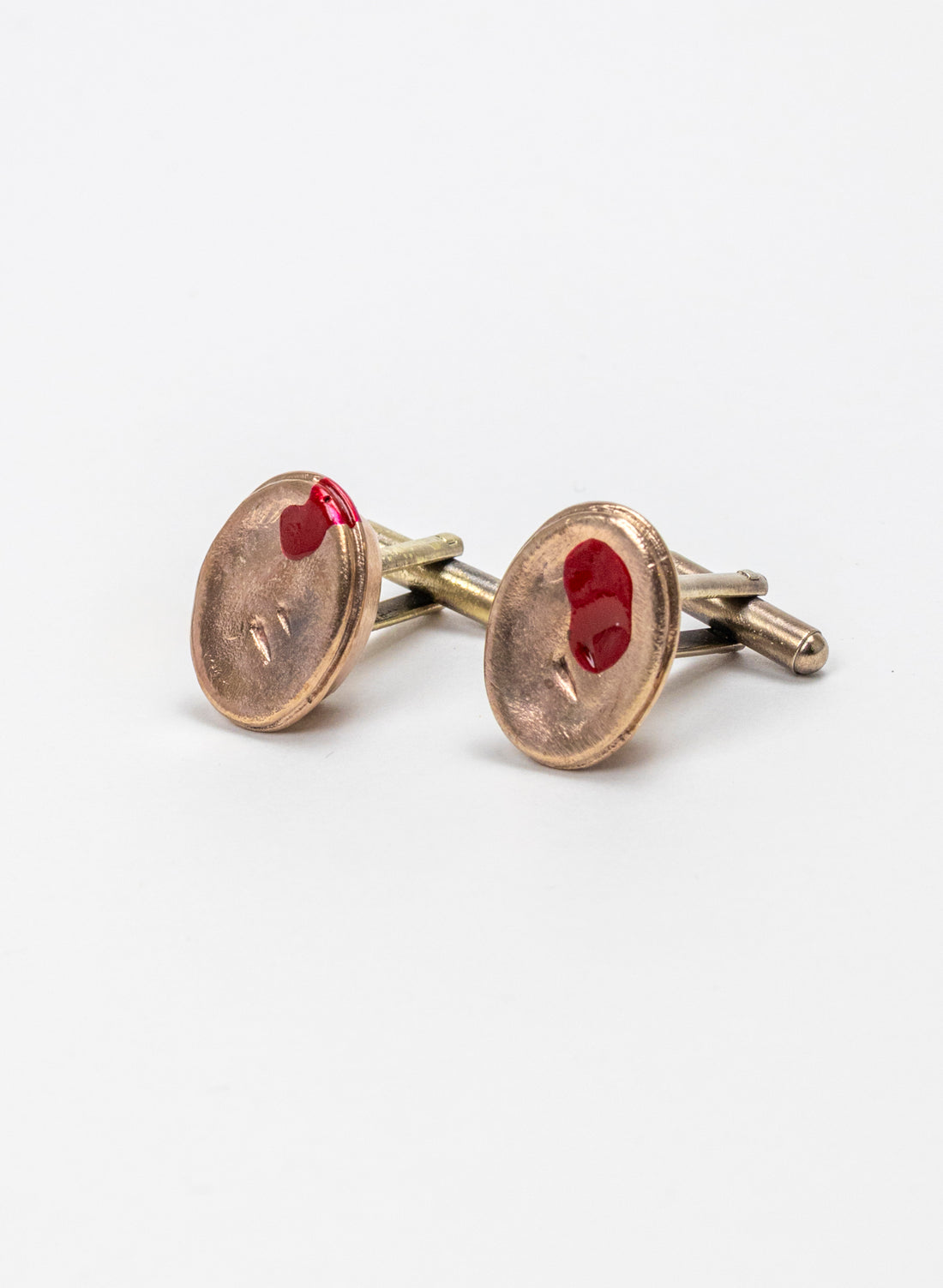 Bronze Meat Pie Cufflinks