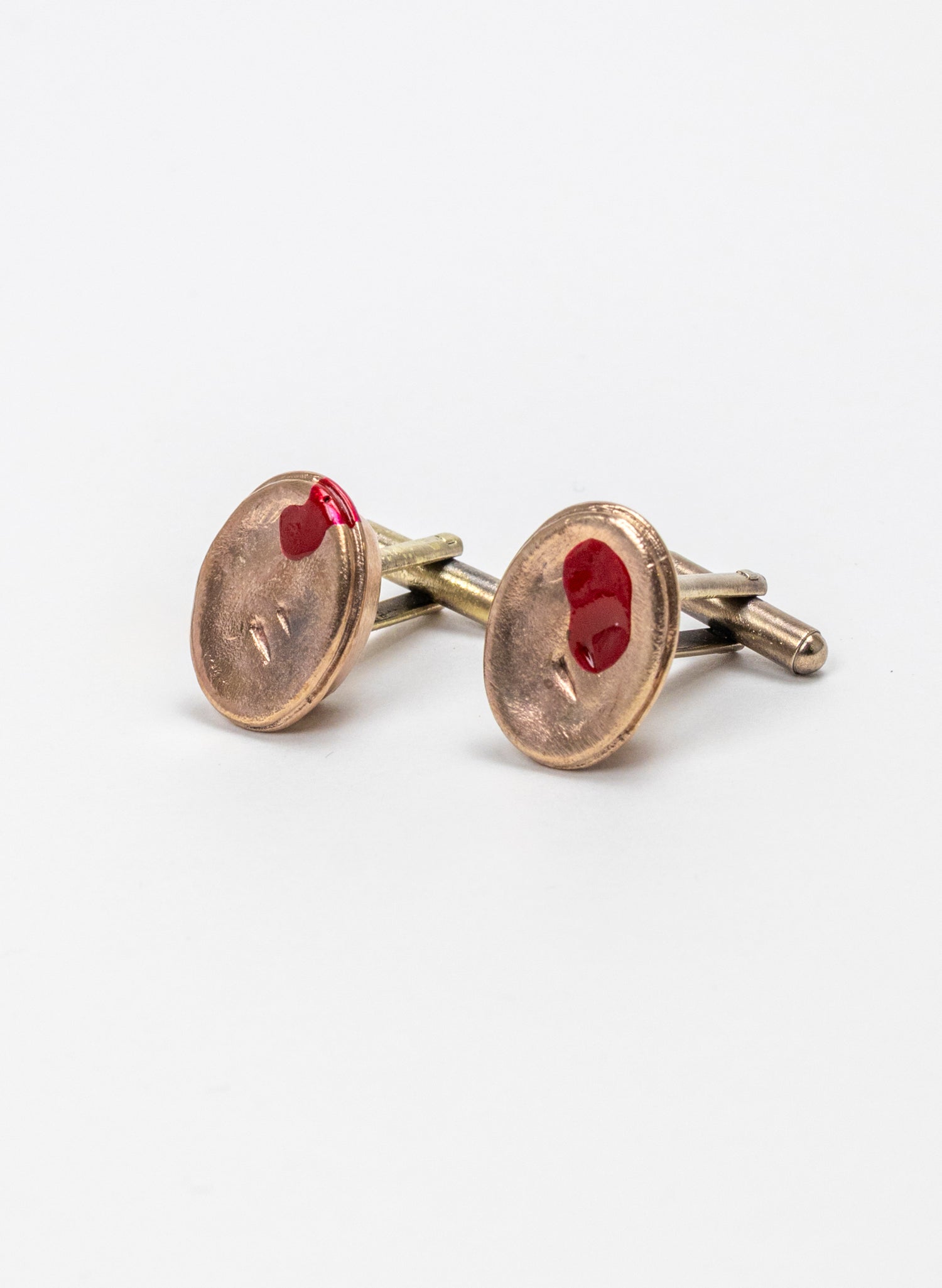Bronze Meat Pie Cufflinks