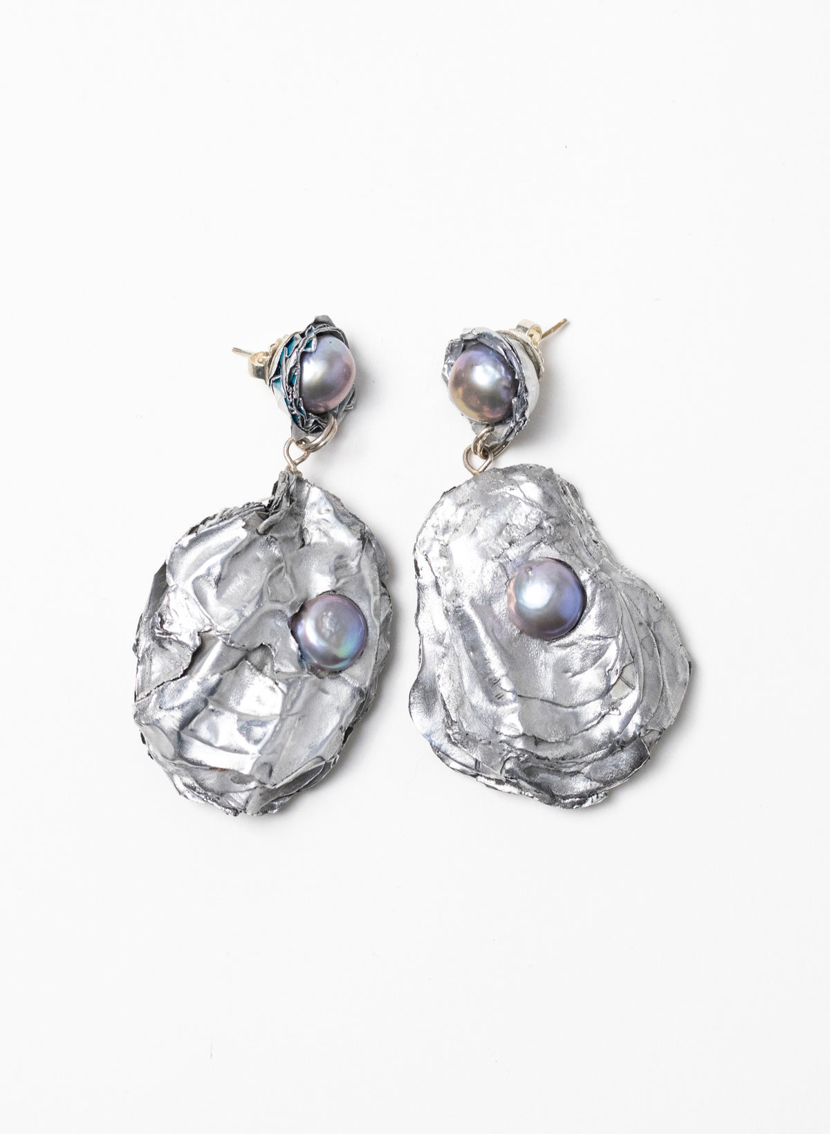 Pacific Oyster Stud Earrings