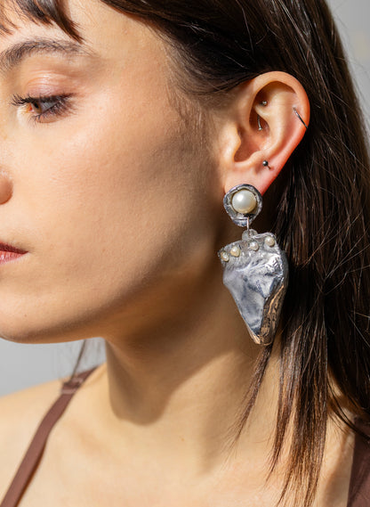 Found Stewart Island Stud Earrings