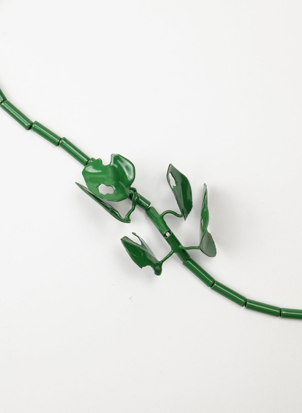 Green Powdercoated Kawakawa Necklace