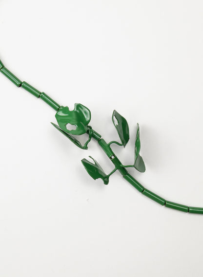 Green Powdercoated Kawakawa Necklace
