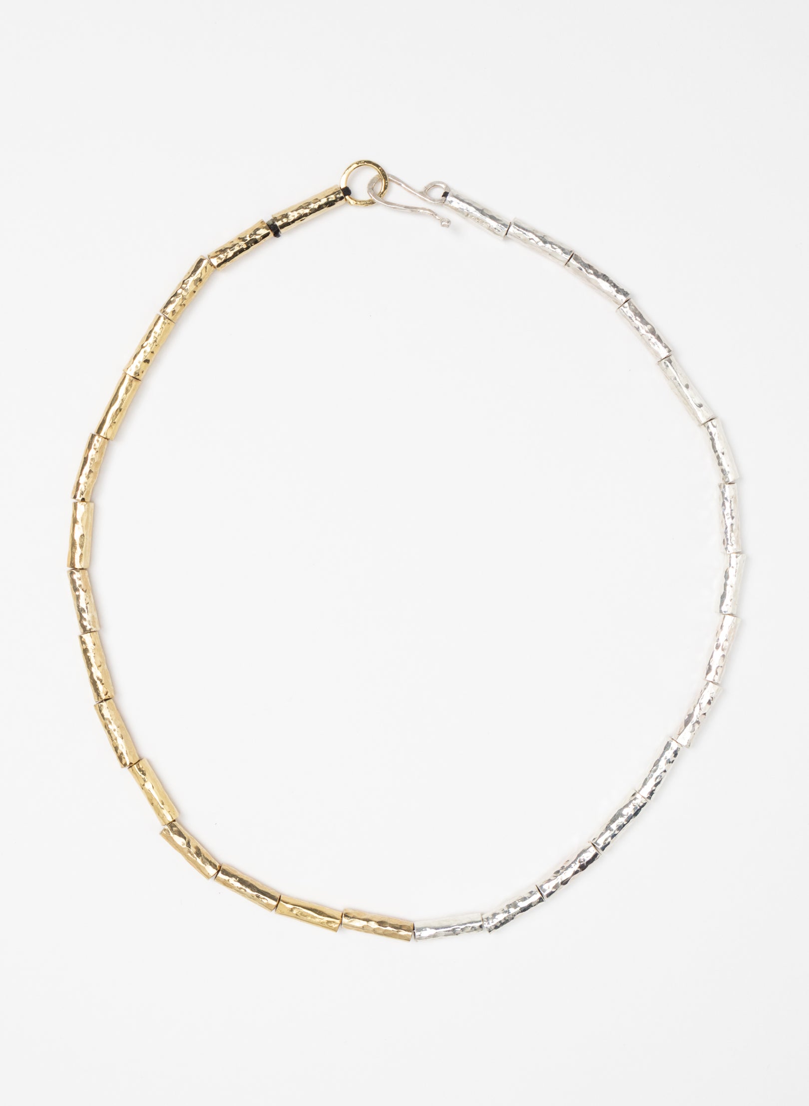 Kauri Bead Necklace - Silver &amp; Gold