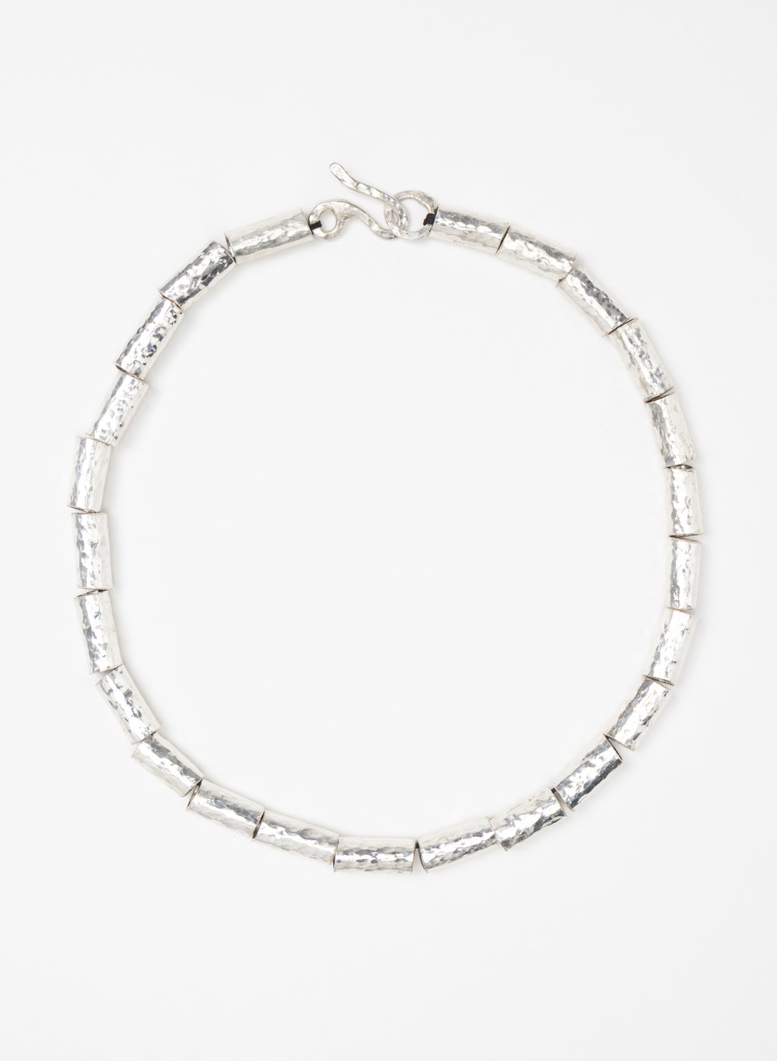 Kauri Bead Necklace - Silver