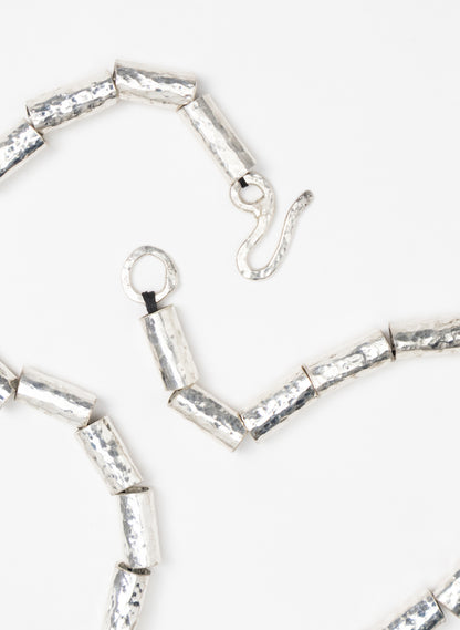 Kauri Bead Necklace - Silver