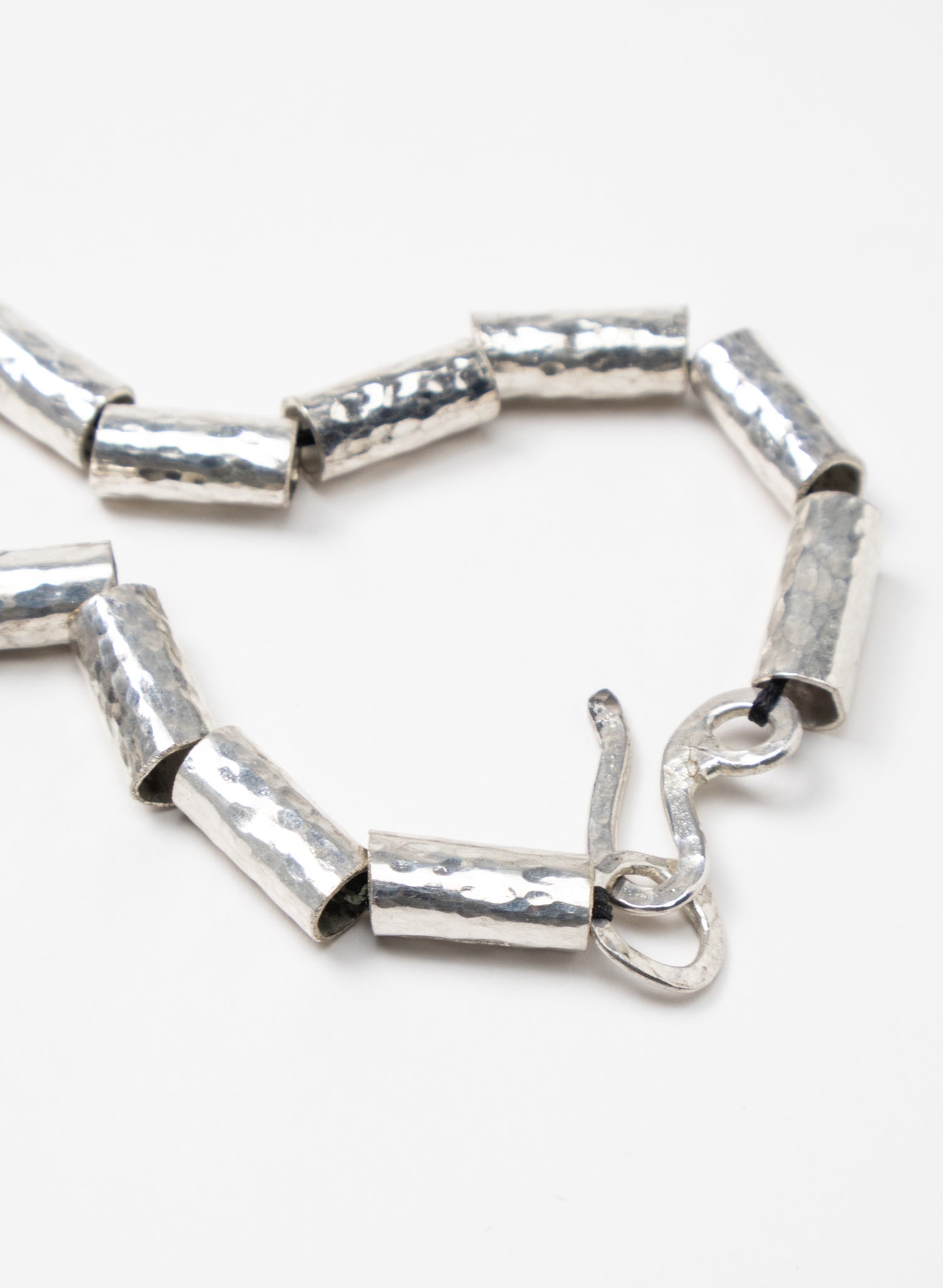 Kauri Bead Necklace - Silver