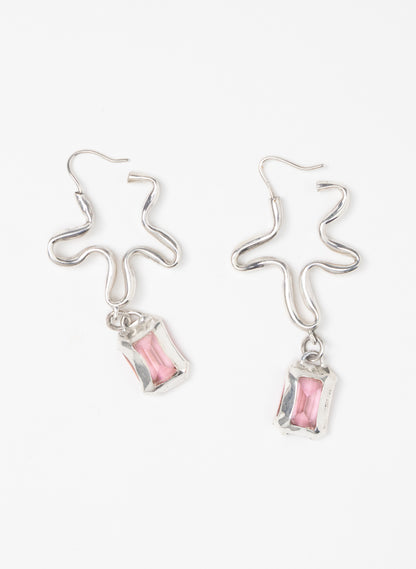 Pink Magnolia Earrings