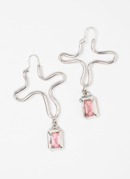 Pink Magnolia Earrings