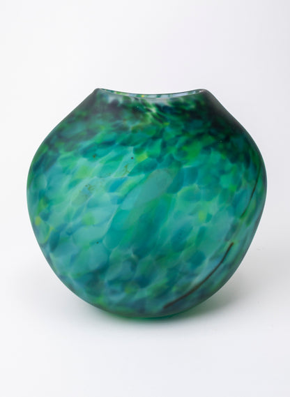 Acid Etched Greenstone Vase