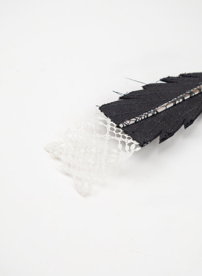 Single Huia Feather Brooch