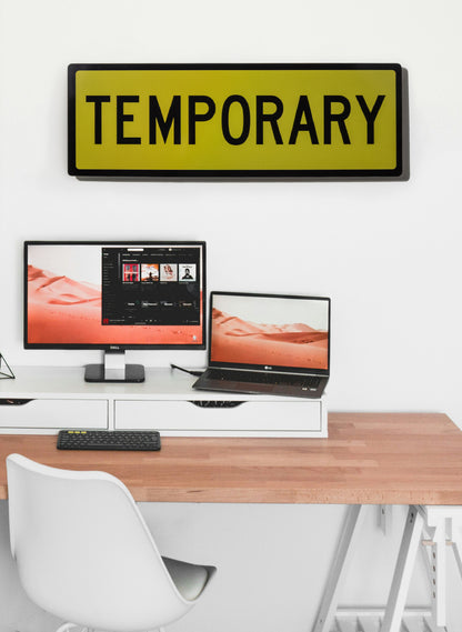 Temporary Sign