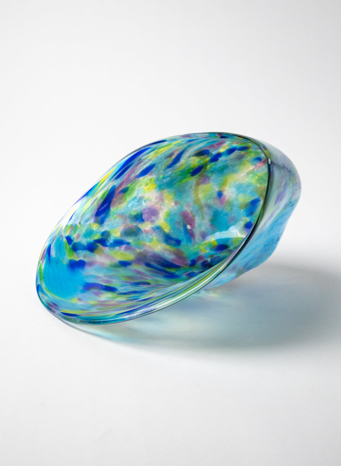 Large Glass Paua Bowl
