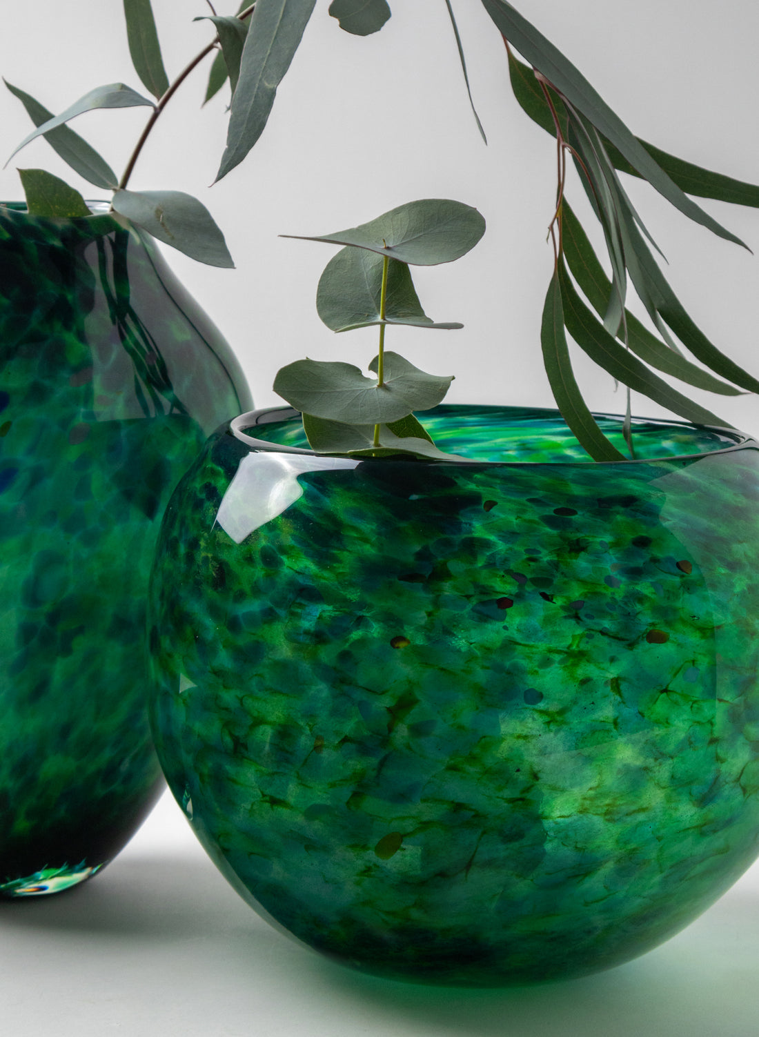 Greenstone Glass Vase