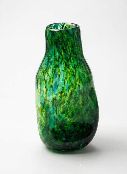 Greenstone Boulder Tube Neck Vase