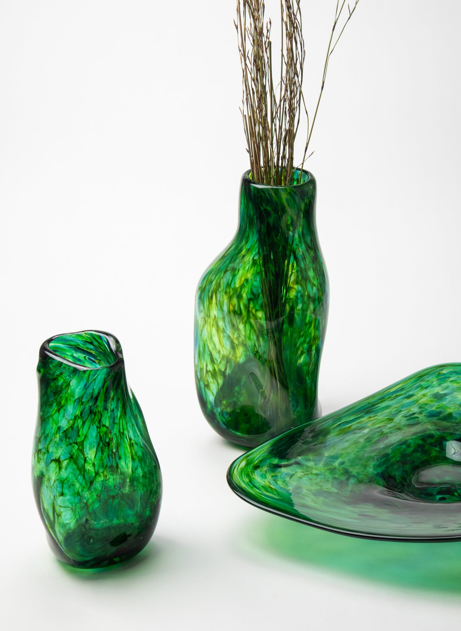 Greenstone Glass Platter