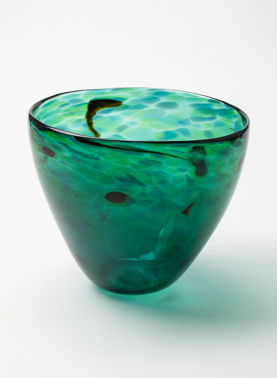 Greenstone Glass Bowl Dome Shape
