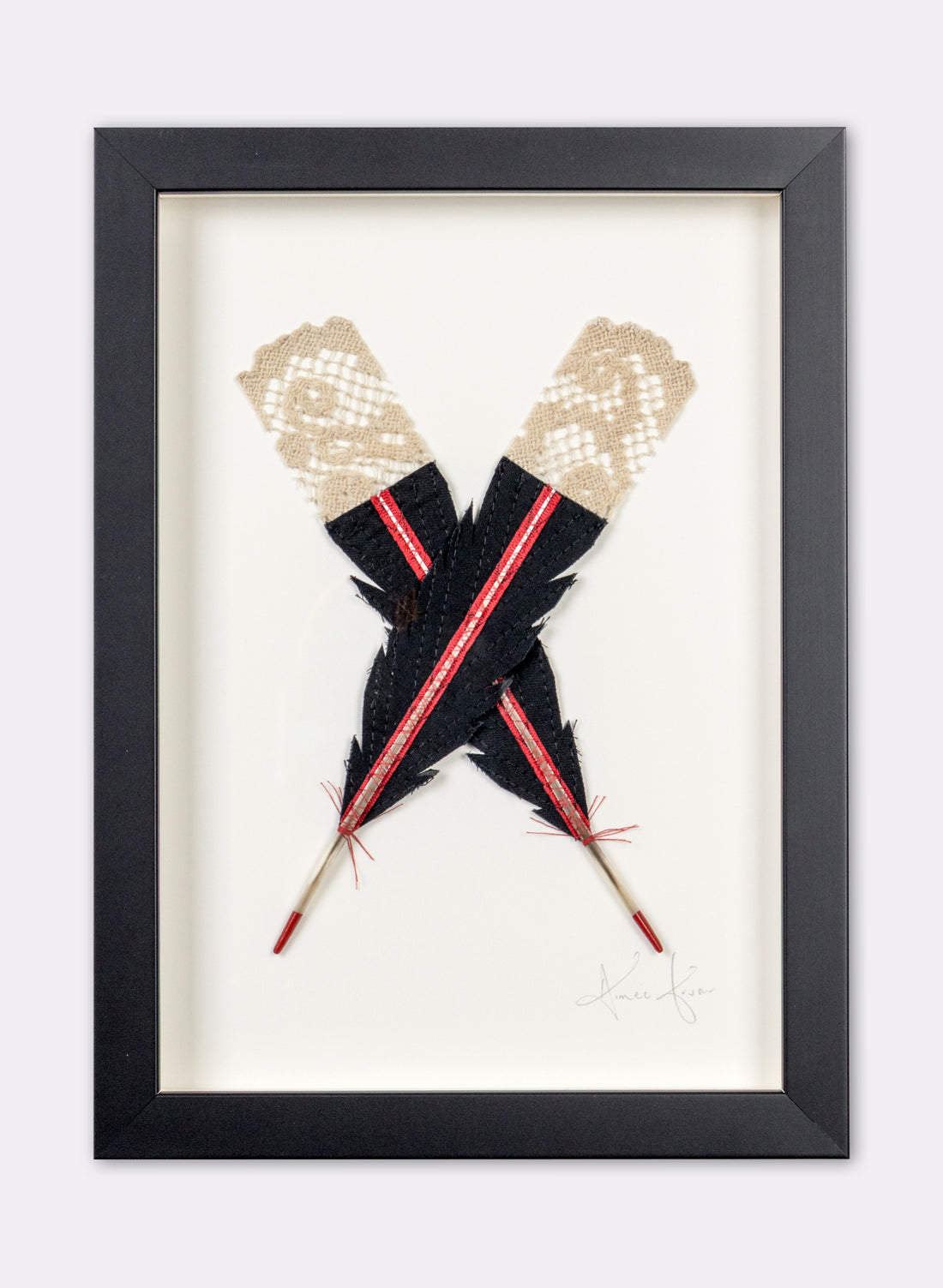 Single X Huia Feathers