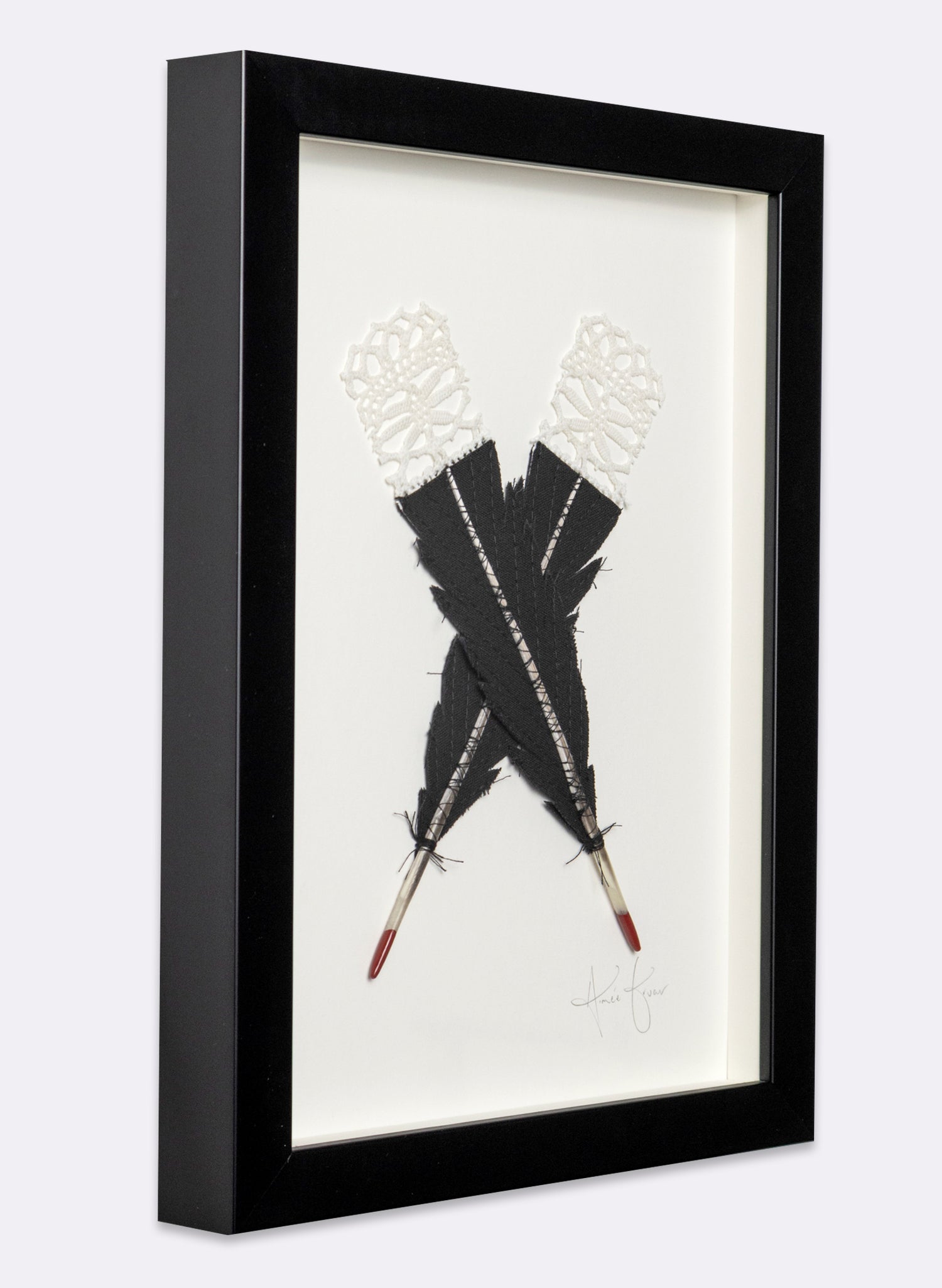 Single X Huia Feathers