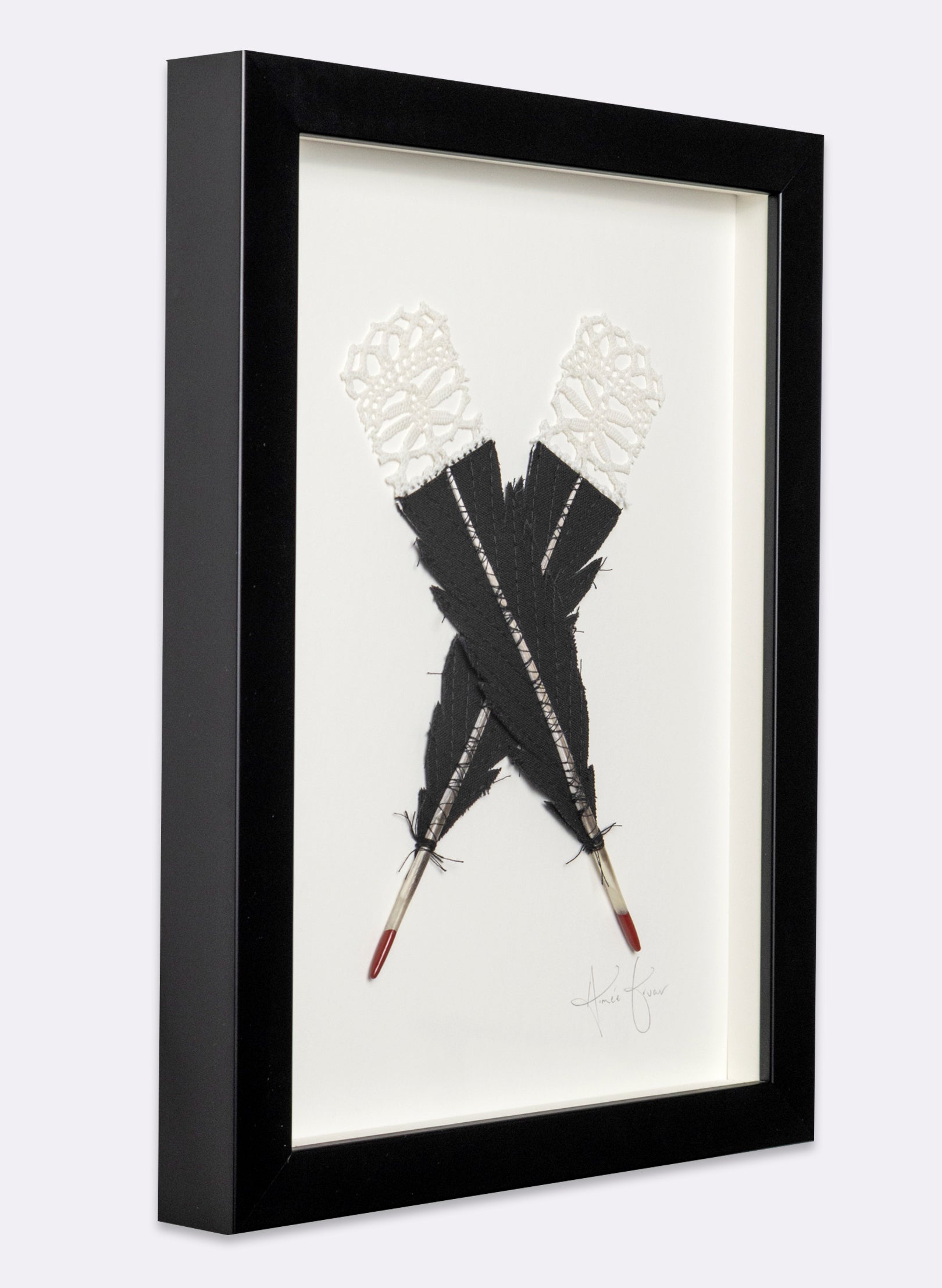 Single X Huia Feathers