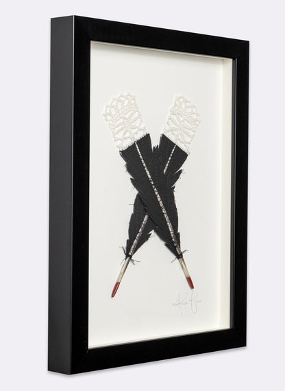 Single X Huia Feathers