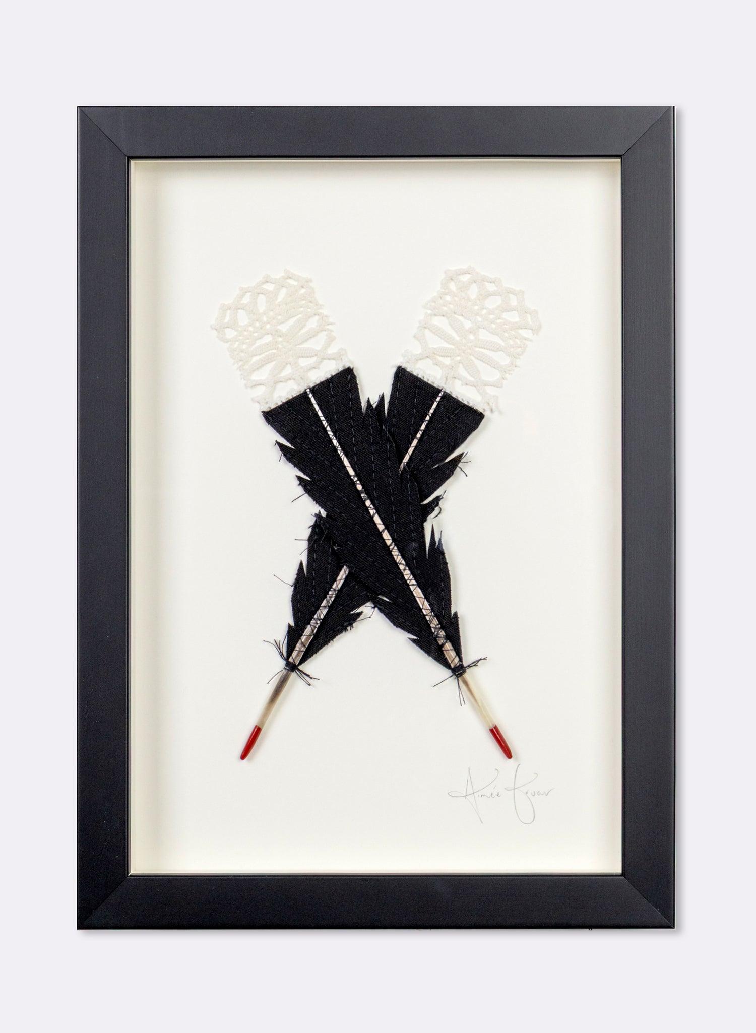 Single X Huia Feathers