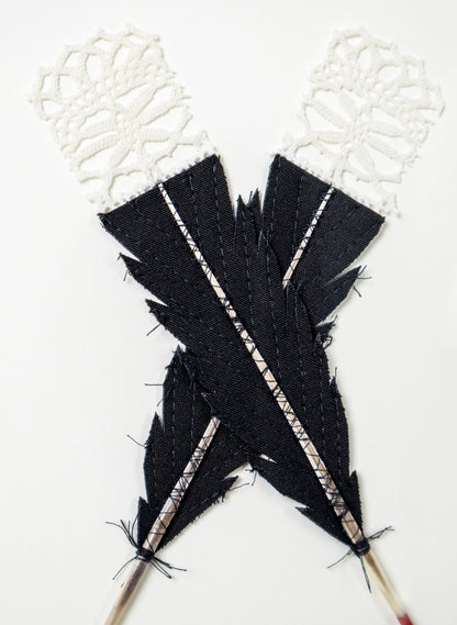Single X Huia Feathers