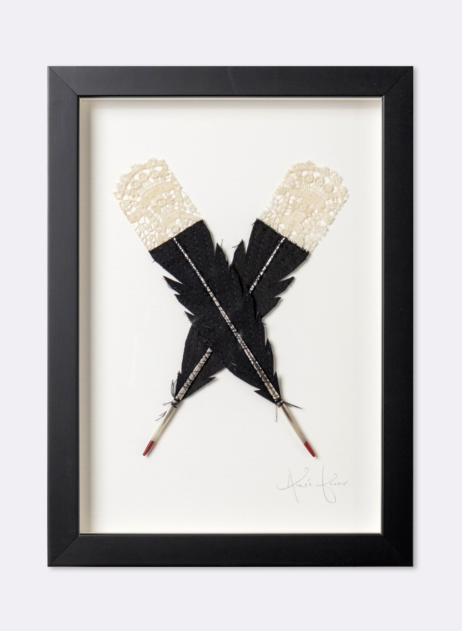 Single X Huia Feathers