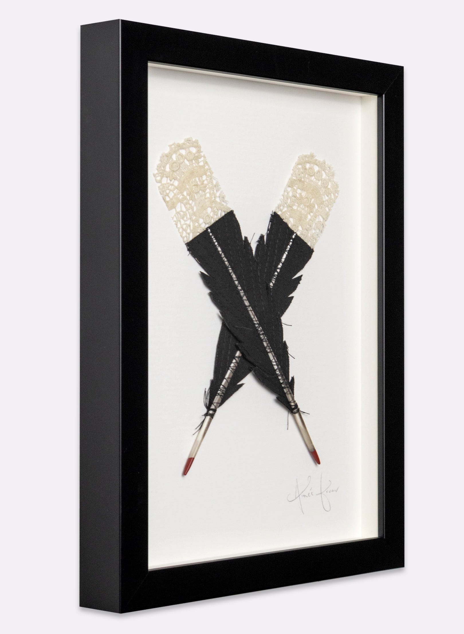 Single X Huia Feathers