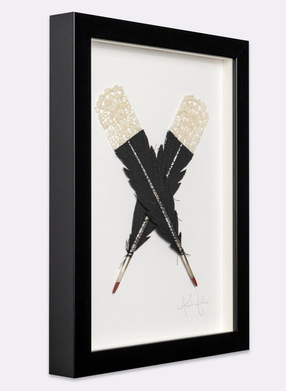 Single X Huia Feathers
