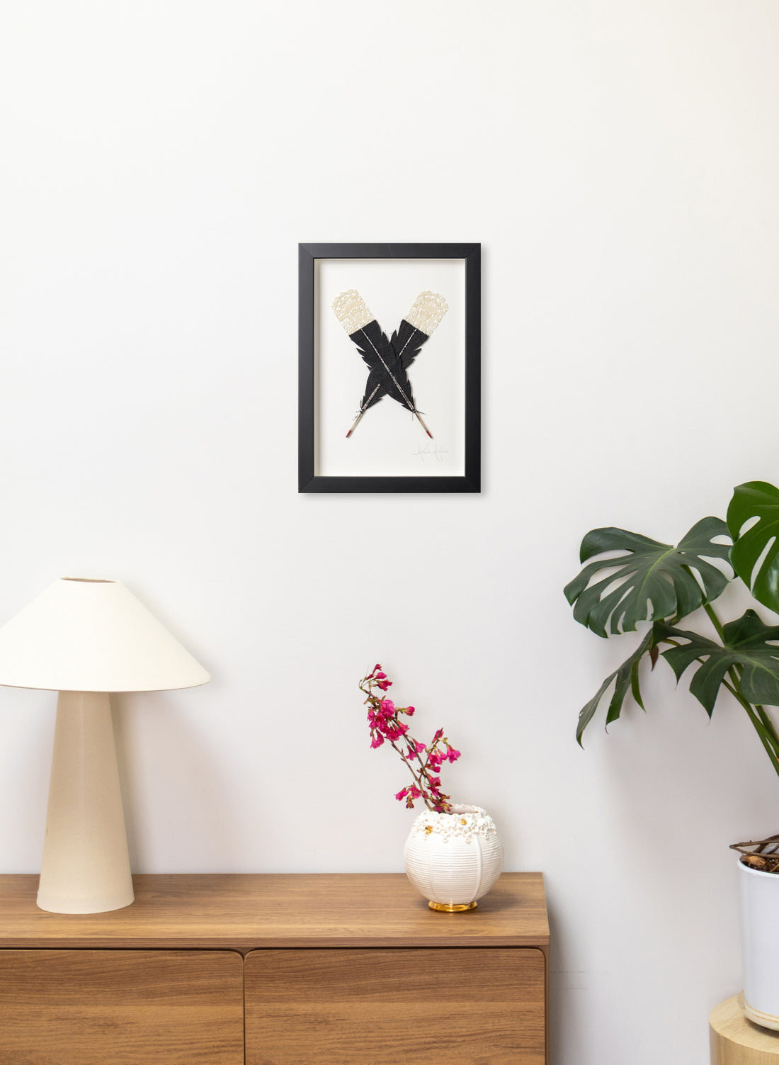 Single X Huia Feathers
